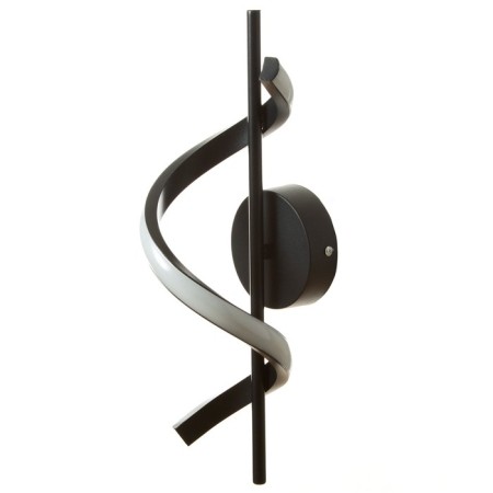 Bra "spiral" LED 16W 6000k black 12x40 cm