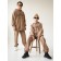 Children's Pulover, height 110 cm, coffee color