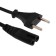 Power cable Luazon KDGN-004, plug C7, 2.5 A, 1.5 m, black