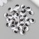 Beads for creativity Plastic "Yin-Yang" white-black set 31 pcs 0.4x1.1x1.1 cm