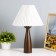 Schehen table lamp E27 40W brown 25x25x39 cm Risalux