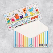 Happibuzdey money envelope 16.8x8.3 cm