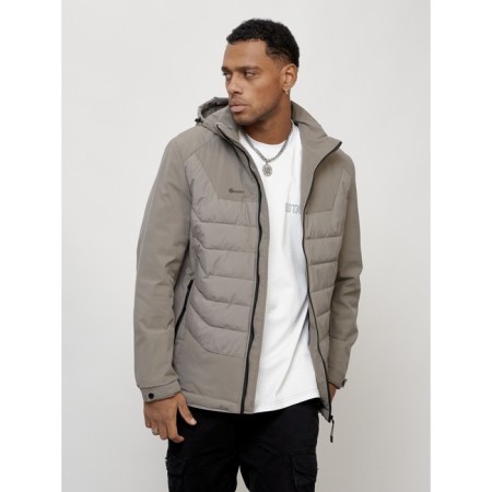 Men's spring jacket, size 56, gray color-11