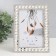 Photo frame metal, glass 10x15 cm "Round Rhiners" 14x19 cm
