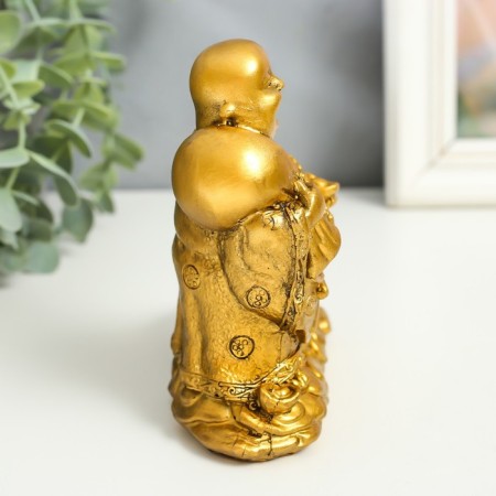 Souvenir Polystone candlestick for 1 candle "Money Khotse" mix 12.5x5x5x13 cm-1
