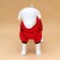 Kombinson for dogs with a slope "Moden", size 16 (DS 36, OG 46, Osh 35 cm), red