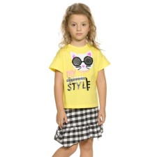 Set for girls, height 92 cm, yellow color