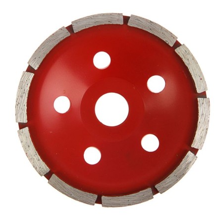 Cup of diamond food scrap, one -row, 125 mm