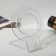 Catch stand, bracelets, circuits "Circle", 4.4 × 5.1 × 6.2 cm, color transparent color