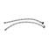 Comer for the kitchen "Everest" B59-021, single-leaf, high surge, on a nut, chrome