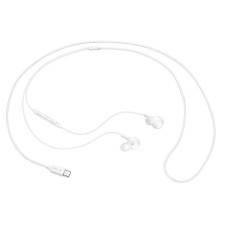 Headphones Samsung EO-IC100 (EO-IC100Bwegru), 1.2M, vacuum, microphone, white
