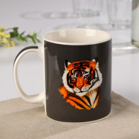 Porcelain share mug "Tiger", 280 ml