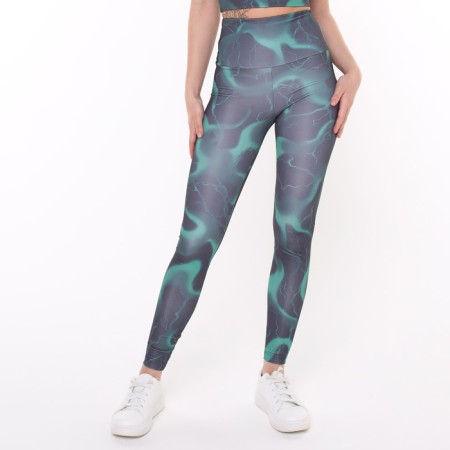 Female leggings, black color/thunder, size 42 (XS)