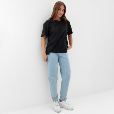 Women's T -shirt KAFTAN: BASIC Line col. Black, rr 52-54-6