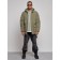 Extensive male winter park, size 56, green color