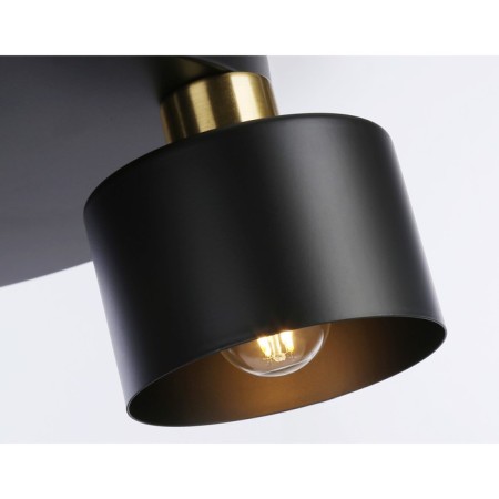 Lamp in the style of Loft Ambrella Light, Traditional, TR8121, 3HE27, black color, brass-3