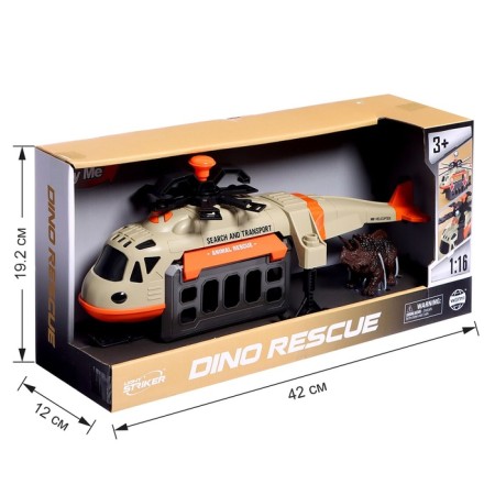 The Dino helicopter, 1:16, with a dinosaur, light and sound effects-5