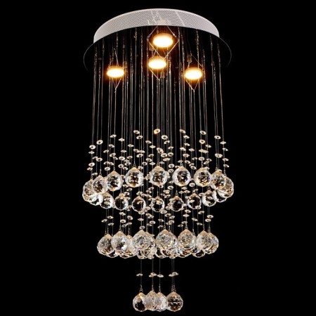 Lamp Cascad Ilaria GU10 5W chrome 40x40x70 cm Bayerlux-1