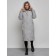 Coat insulated winter female, size 46, color gray