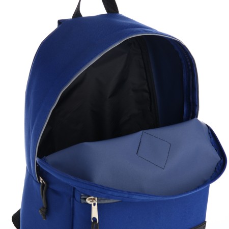 Youth backpack on lightning, rise, outer pocket, blue color-5