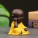 Figure "Buddha", 7x5 cm, yellow