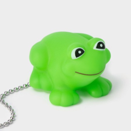 Bath traffic jam with a toy of the “frog” mustyle, (top diameter 5.1 cm, bottom 4.6 cm), a chain 40 cm-3