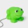 Bath traffic jam with a toy of the “frog” mustyle, (top diameter 5.1 cm, bottom 4.6 cm), a chain 40 cm