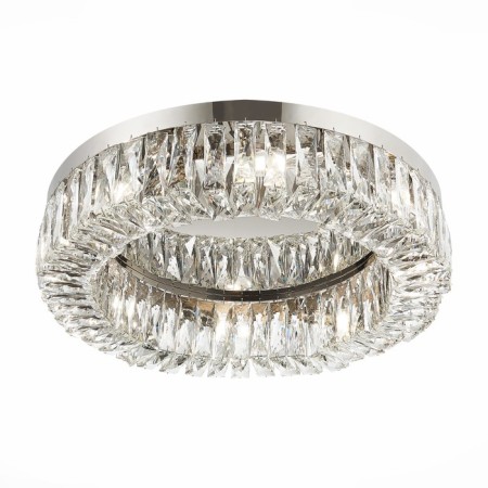 Ceiling Ceiling ST LUCE. SL1226.102.08. Rifrazio. 8x40 W, E14, 61.5x61.5x15 cm, Nickel color-8