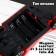 Radio-controlled machine "Sport-Kar" works from batteries, light, scale 1:24, red color