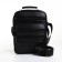 Male bag on lightning, long belt, black color
