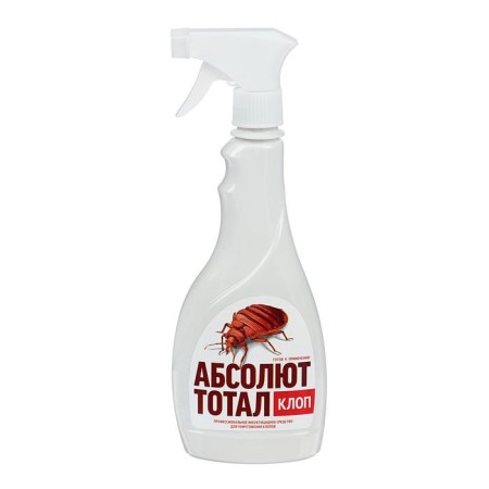 The drug is an insecticidal from the bugs "Absolute Total", a bottle with a trigger, 400 ml