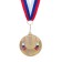 Prize medal 182, D ​​= 5 cm. 1 place. Color is gold. With a ribbon