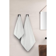 Tiger towel, size 30x50 cm, white color