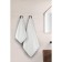Tiger towel, size 30x50 cm, white color