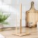 Bamboo towel holder, 16 × 16 × 36 cm