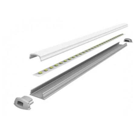 Flexible profile PAL 1105 L2000 without scattering. anodized. Jazzway 5009523-1