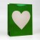 Packet Holography with the window "Heart", "Green", l 40 x 30 x 13 cm