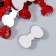Decor for creativity Plastic "Rhinestial Balt. Red" set 40 pcs 1.3x2.4 cm