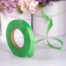 Tape for decor and gifts, green, 2 cm x 100 m