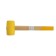 Kiyanka scrap, wooden handle, yellow rubber, 45 mm, 200 g