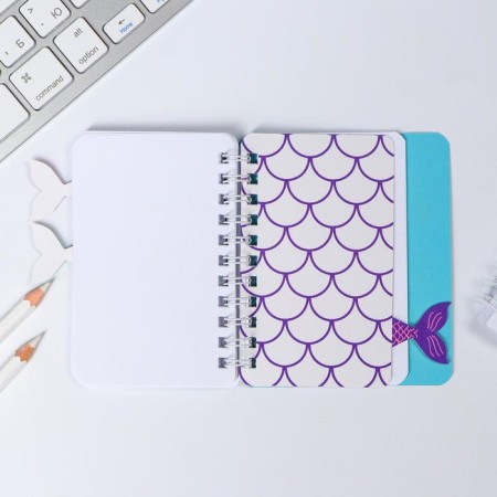 Notepad with dividers "Mermaid", A7, 40 liters-4