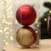 New Year's Christmas Balls “Miracles!”, For New Year, plastic, d = 8, 2 pcs., Color red gamut