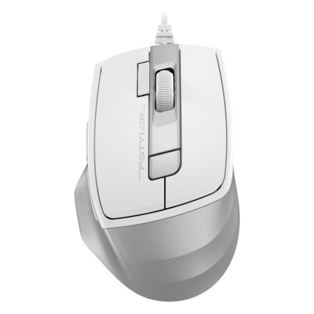 Mouse A4Tech FSTYLER FM45S Air White/optical silver (2400DPI) Silent USB (7but)