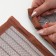 Antimoscate grid for doors, 100 × 210 cm, on magnets, brown color