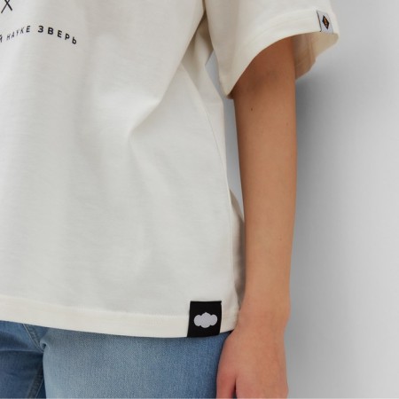 T-shirt KAFTAN Cheburashka size 44-46, white-5