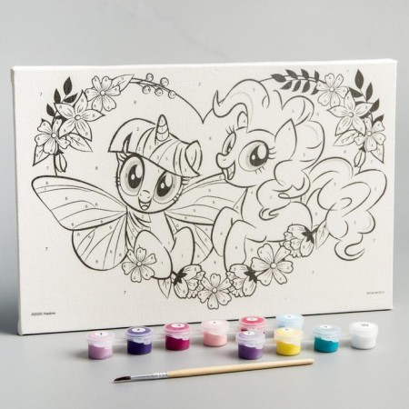 Picture on numbers for children, 20x30 cm, My Little Pony-1