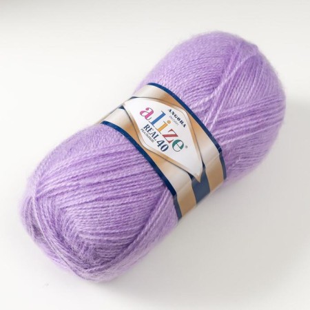Yarn "Angora Real 40" 60% acrylic, 40% wool 430m/100g (146)-1
