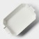 Board of heat -resistant ceramics Bellatenero, 31 × 19 × 7.5 cm, white color