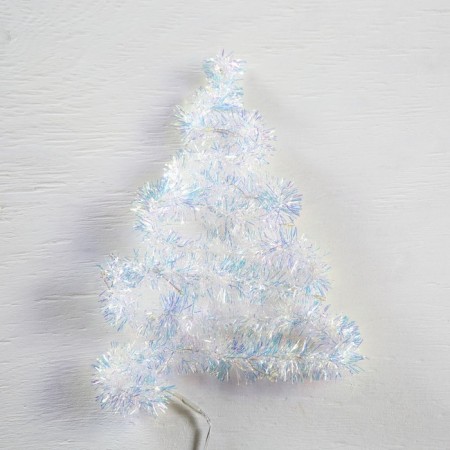 Girland "Mishura" 1 m Rosa, IP20, pearl thread, 22 LED, 8 layers, D = 3 cm, glow white, CR2032X2-1