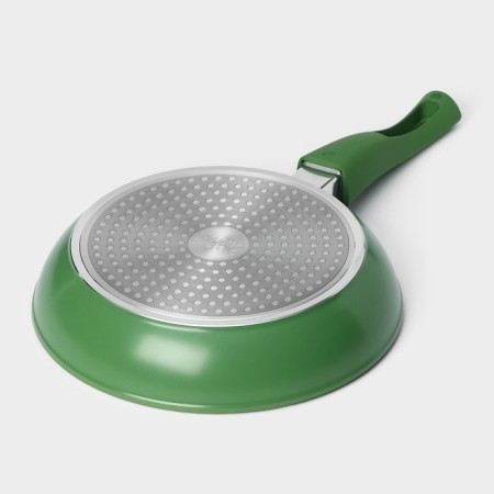 Foggling pan Magistro Avocado, D = 22 cm, removable handle Soft-Touch, anti-stick coating, induction, color green-6